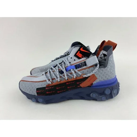 Nike React ISPA Wolf Grey Women's Size 6 Sneakers Shoes Gray Purple - Picture 11 of 12